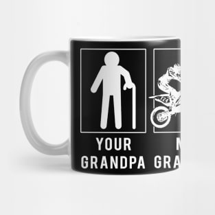 dirtbike your grandpa my grandpa tee for your grandson granddaughter Mug